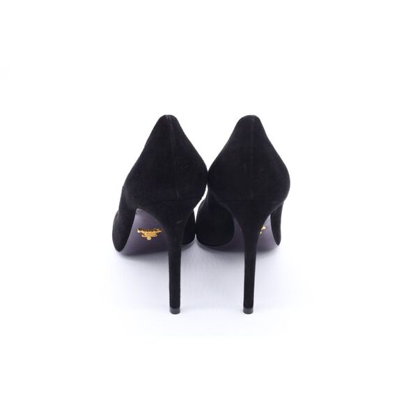 Prada High-Heel Pumps in Black Suede - Picture 11 of 12